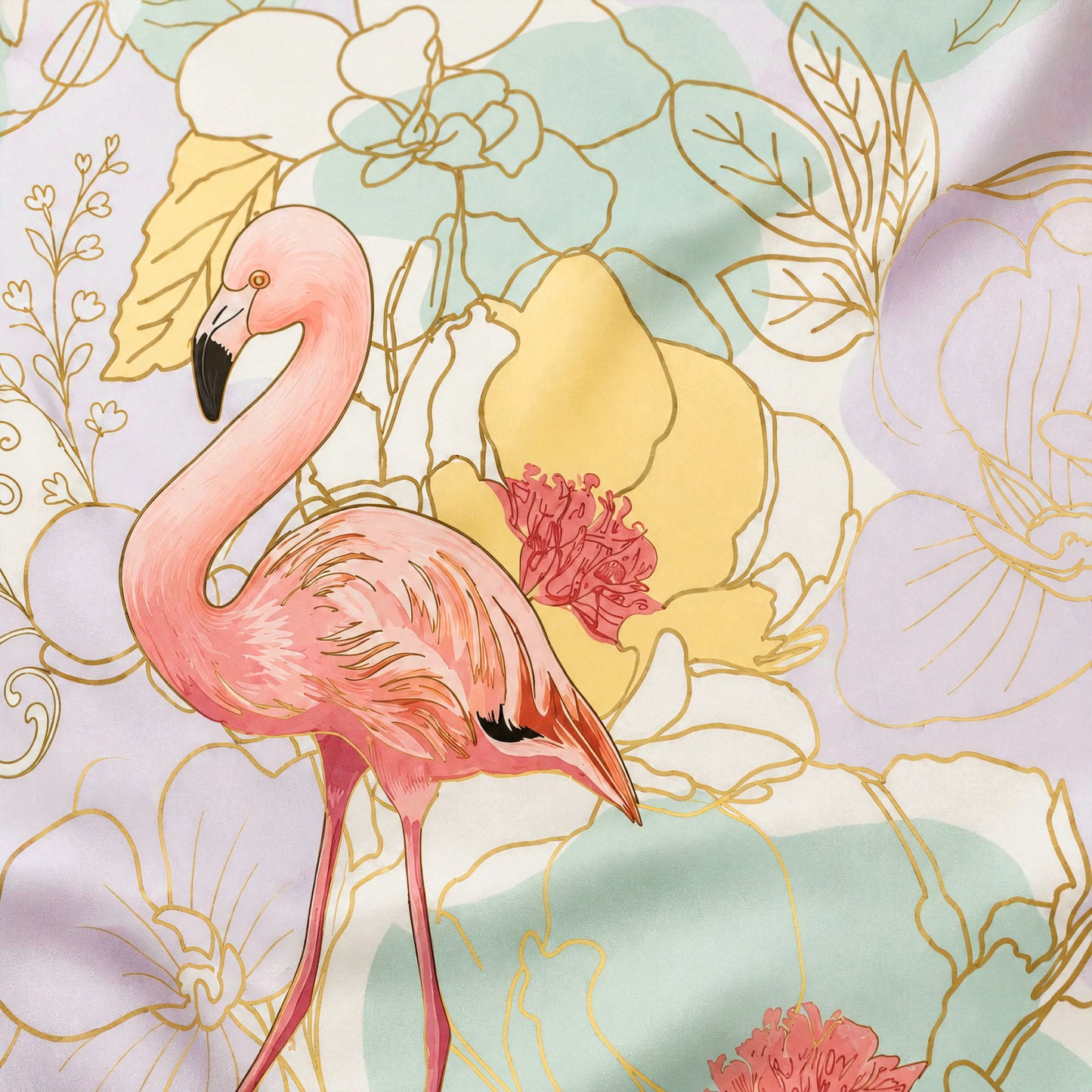 Grand foulard en soie