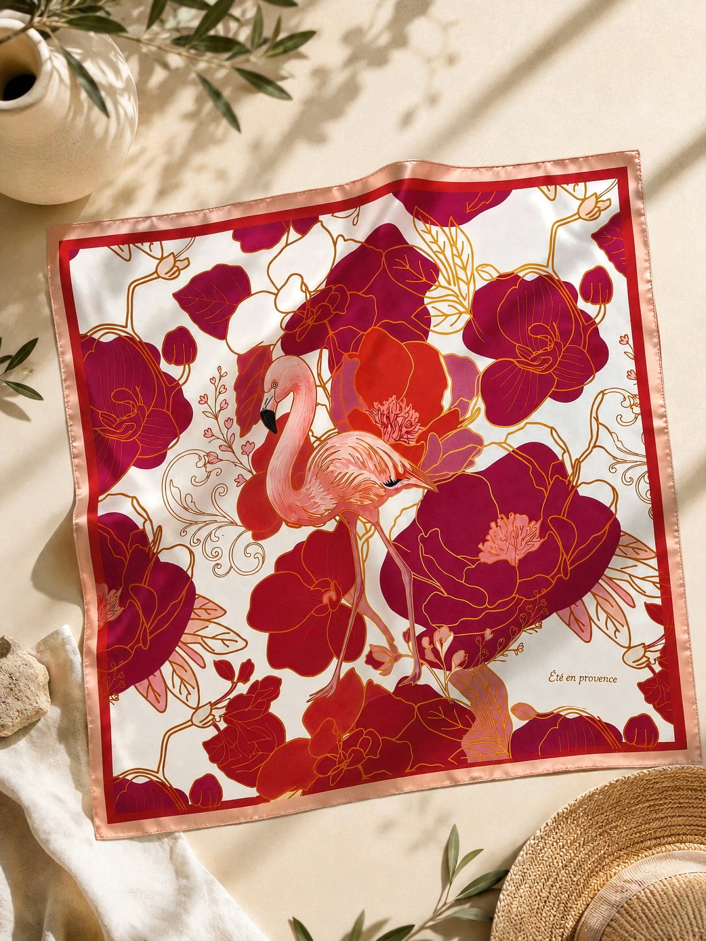 Grand Foulard en soie