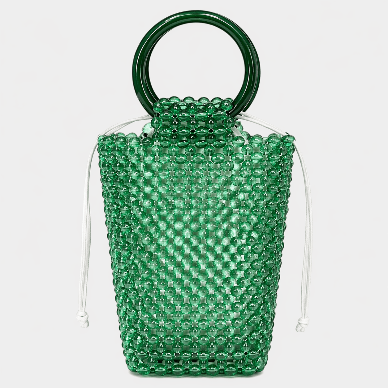 Borsa in perle e la sua custodia