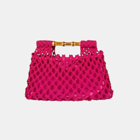 Sac tressé et bambou